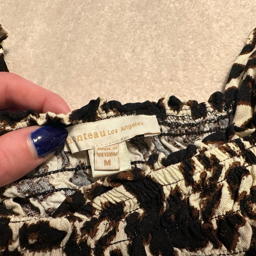 leopard print top - Picture 4 of 4